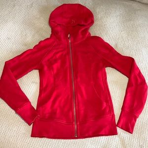 Full zip scuba sweatshirt. Lululemon. Size 6